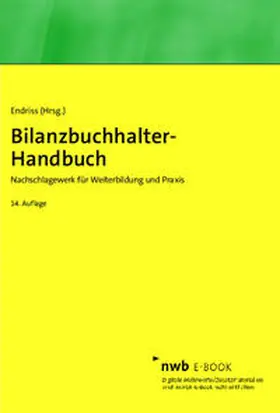 Endriss |  Bilanzbuchhalter-Handbuch | eBook | Sack Fachmedien