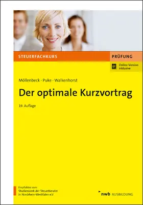 Möllenbeck / Puke / Walkenhorst |  Der optimale Kurzvortrag | Online-Buch | Sack Fachmedien