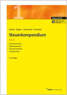 Endriss / Küpper / Schönwald |  Steuerkompendium 1 | Buch |  Sack Fachmedien