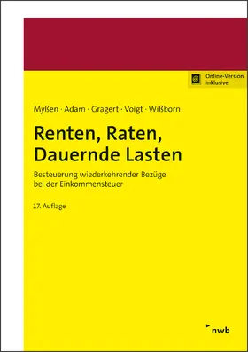 Myßen / Adam / Gragert |  Renten, Raten, Dauernde Lasten | Online-Buch | Sack Fachmedien