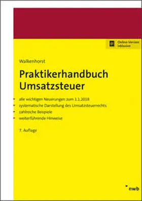 Walkenhorst | Praktikerhandbuch Umsatzsteuer | Medienkombination | 978-3-482-58437-4 | www2.sack.de