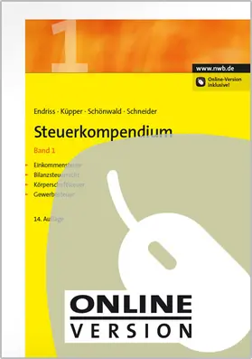 Endriss / Schneider / Küpper |  Steuerkompendium, Band 1 | Online-Buch | Sack Fachmedien