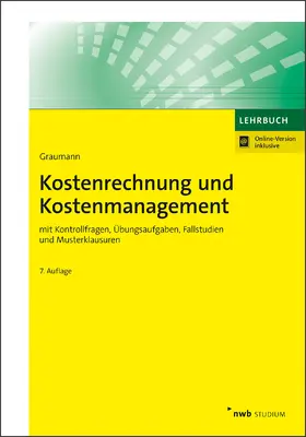 Graumann |  Kostenrechnung und Kostenmanagement | Online-Buch | Sack Fachmedien