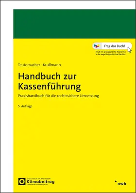 Teutemacher / Krullmann | Handbuch zur Kassenführung | Medienkombination | 978-3-482-65315-5 | www2.sack.de
