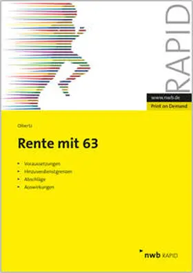 Olbertz |  Rente mit 63 | Buch |  Sack Fachmedien