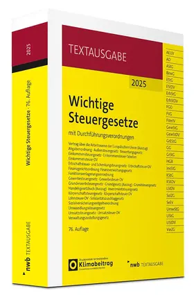  Wichtige Steuergesetze | Buch |  Sack Fachmedien