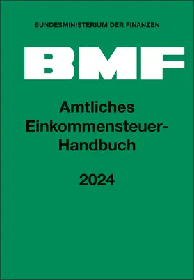  Amtliches Einkommensteuer-Handbuch 2024 | Buch |  Sack Fachmedien