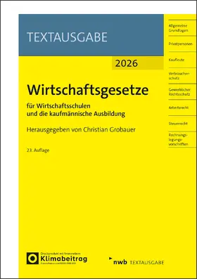  Wirtschaftsgesetze für Wirtschaftsschulen und die kaufmännische Ausbildung | Buch |  Sack Fachmedien