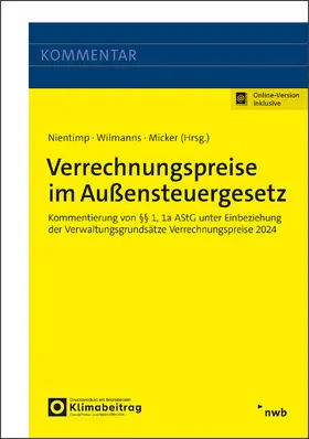 Nientimp / Wilmanns / Micker |  Verrechnungspreise im Außensteuergesetz | Buch |  Sack Fachmedien