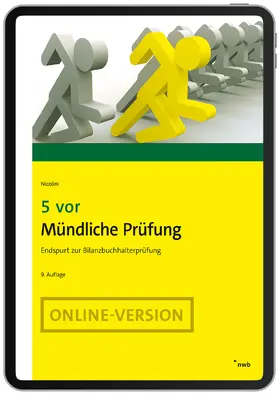 Nicolini |  5 vor Mündliche Prüfung | Online-Buch | Sack Fachmedien