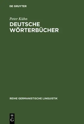 Kühn |  Deutsche Wörterbücher | Buch |  Sack Fachmedien