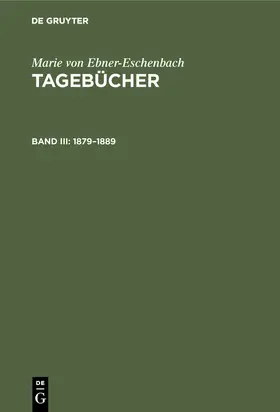 1879-1889 | Buch | 978-3-484-10600-0 | www2.sack.de
