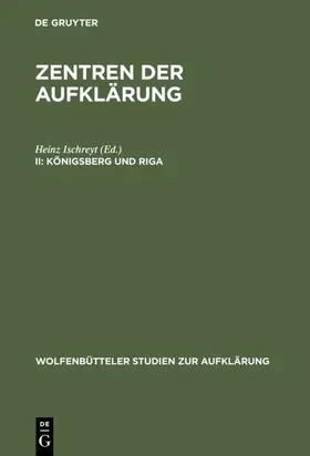 Ischreyt |  Königsberg und Riga | Buch |  Sack Fachmedien
