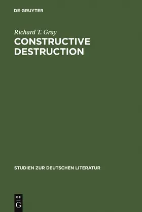 Gray |  Constructive Destruction | Buch |  Sack Fachmedien