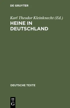 Kleinknecht | Heine in Deutschland | Buch | 978-3-484-19035-1 | www2.sack.de