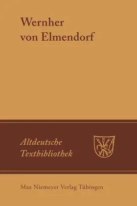 Wernher von Elmendorf / Spellerberg / Bumke | Lehrgedicht | Buch | 978-3-484-20075-3 | sack.de