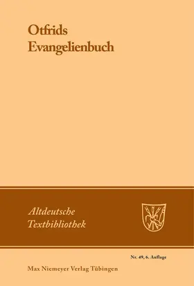 Otfrid von Weissenburg / Wolff / Erdmann | Otfrids Evangelienbuch | Buch | 978-3-484-20078-4 | sack.de