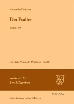 Tax | Der Psalter | Buch | 978-3-484-20097-5 | www2.sack.de
