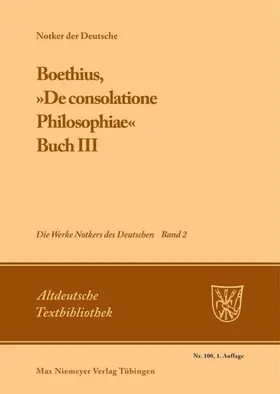 Tax |  Boethius, 'De consolatione Philosophiae' | Buch |  Sack Fachmedien