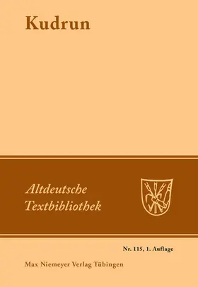 Bartsch / Stackmann | Kudrun | Buch | 978-3-484-20215-3 | sack.de