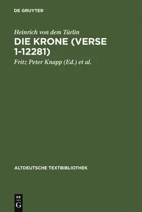 Knapp / Niesner |  Die Krone (Verse 1-12281) | Buch |  Sack Fachmedien