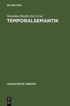 Vater / Ehrich |  Temporalsemantik | Buch |  Sack Fachmedien