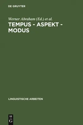Janssen / Abraham | Tempus - Aspekt - Modus | Buch | 978-3-484-30237-2 | www2.sack.de