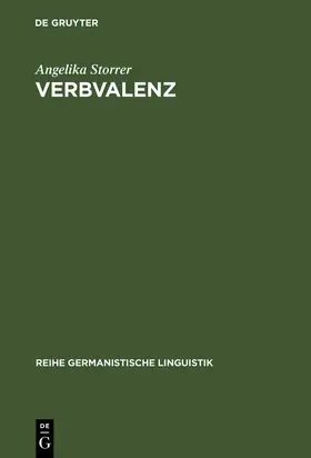 Storrer |  Verbvalenz | Buch |  Sack Fachmedien
