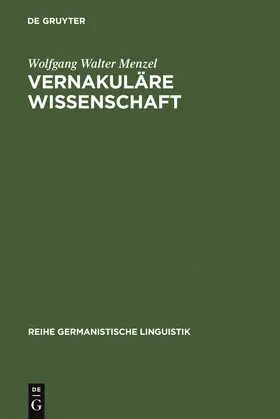 Menzel | Vernakuläre Wissenschaft | Buch | 978-3-484-31166-4 | sack.de