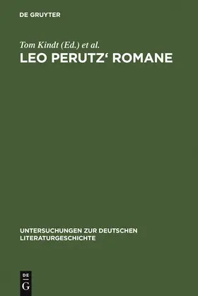 Meister / Kindt |  Leo Perutz' Romane | Buch |  Sack Fachmedien