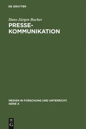 Bucher |  Pressekommunikation | Buch |  Sack Fachmedien