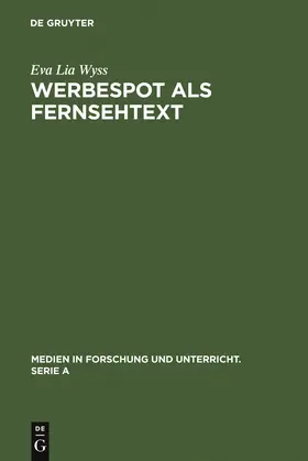 Wyss |  Werbespot als Fernsehtext | Buch |  Sack Fachmedien