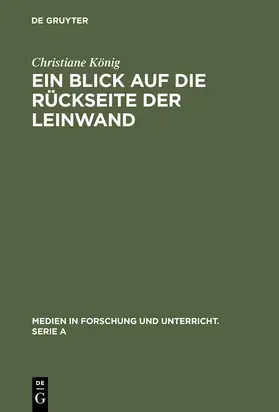 König |  Ein Blick auf die Rückseite der Leinwand | Buch |  Sack Fachmedien