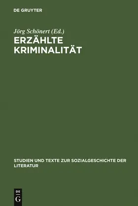 Schönert |  Erzählte Kriminalität | Buch |  Sack Fachmedien