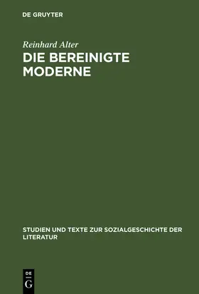 Alter |  Die bereinigte Moderne | Buch |  Sack Fachmedien