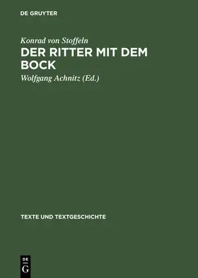 Stoffeln / Achnitz | Der Ritter mit dem Bock | Buch | 978-3-484-36046-4 | sack.de