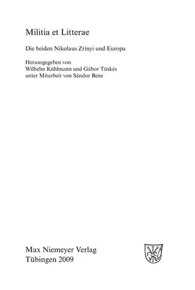 Kühlmann / Tüskés |  Militia et Litterae | Buch |  Sack Fachmedien