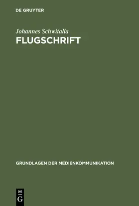 Schwitalla |  Flugschrift | Buch |  Sack Fachmedien