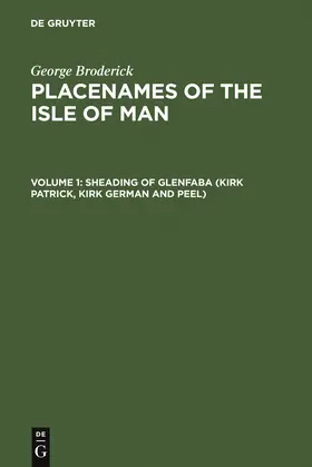 Broderick |  Sheading of Glenfaba (Kirk Patrick, Kirk German and Peel) | Buch |  Sack Fachmedien