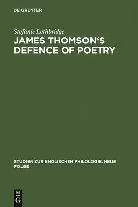 Lethbridge | James Thomson's Defence of Poetry | Buch | 978-3-484-45038-7 | sack.de