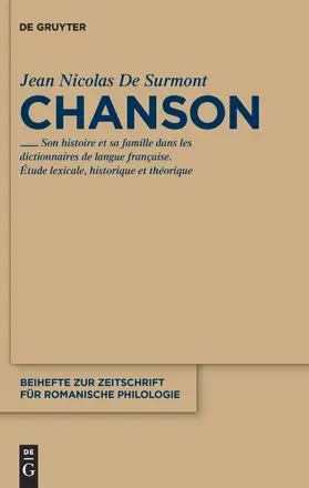 de Surmont |  Chanson | Buch |  Sack Fachmedien