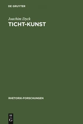 Dyck |  Ticht-Kunst | Buch |  Sack Fachmedien