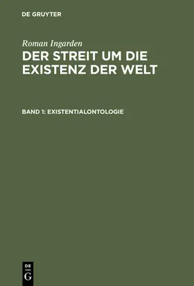  Existentialontologie | Buch |  Sack Fachmedien