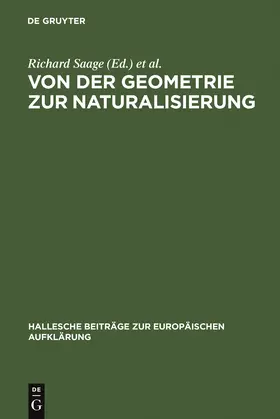 Seng / Saage |  Von der Geometrie zur Naturalisierung | Buch |  Sack Fachmedien