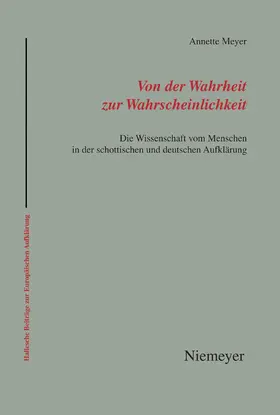 Meyer |  Von der Wahrheit zur Wahrscheinlichkeit | Buch |  Sack Fachmedien