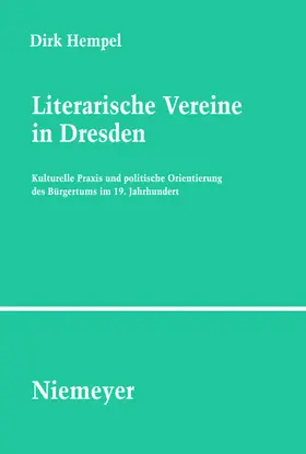 Hempel |  Literarische Vereine in Dresden | eBook | Sack Fachmedien