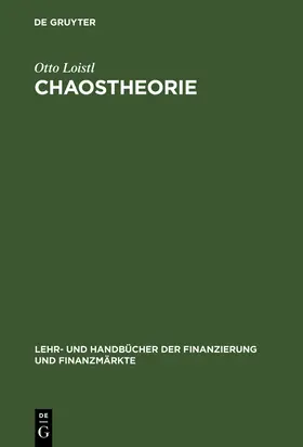 Loistl |  Chaostheorie | Buch |  Sack Fachmedien