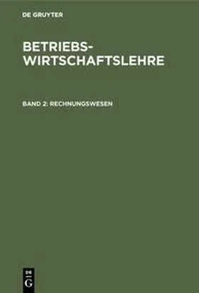 Degruyter |  Rechnungswesen | Buch |  Sack Fachmedien