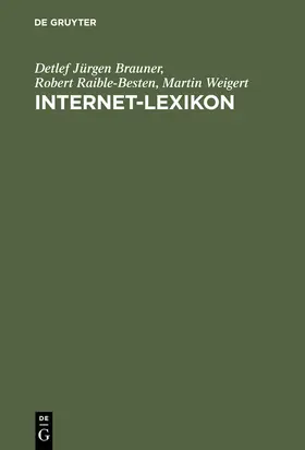 Brauner / Weigert / Raible-Besten |  Internet-Lexikon | Buch |  Sack Fachmedien