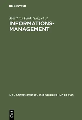 Fank / Klotz / Schildhauer |  Informationsmanagement | Buch |  Sack Fachmedien
